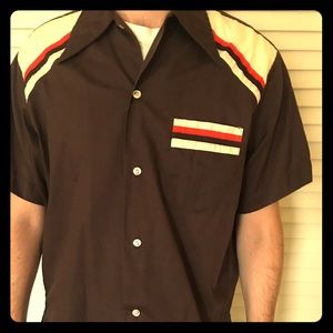 Awesome Vintage Bowling Shirt, Medium